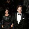 Pippa Middleton et son compagnon Nico Jackson se rendent au dîner "Sugarpum" à Londres, le 20 novembre 2013.