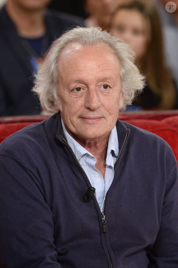 Didier Barbelivien, à l'enregistrement de l'émission Vivement dimanche, à Paris, le mercredi 20 novembre 2013. Diffusion sur France 2 le dimanche 24 novembre 2013.