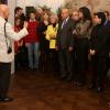 Exclusif - Yamina Benguigui, Mehriban Alieva, Rachida Dati, Reza Deghati au vernissage de l'exposition "Azerbaïdjan: Terre de Tolérance" à Paris, le 22 novembre 2013