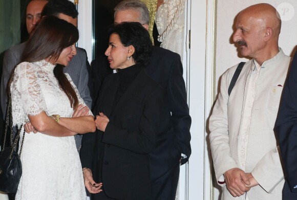 Exclusif - Reza Deghati, Rachida Dati, Mehriban Alieva au vernissage de l'exposition "Azerbaïdjan: Terre de Tolérance" à Paris, le 22 novembre 2013