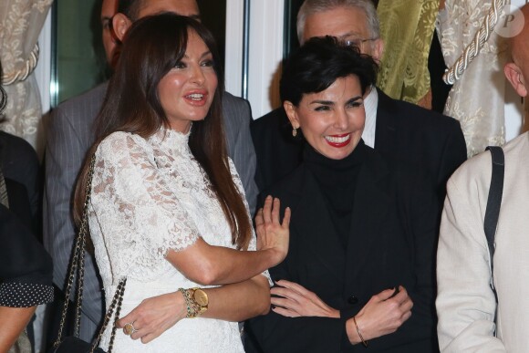Exclusif - Rachida Dati, Mehriban Alieva au vernissage de l'exposition "Azerbaïdjan: Terre de Tolérance" à Paris, le 22 novembre 2013