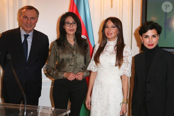 Exclusif - Jean-Marie Bockel, Yamina Benguigui, Mehriban Alieva, Rachida Dati au vernissage de l'exposition "Azerbaïdjan: Terre de Tolérance" à Paris, le 22 novembre 2013