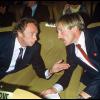 Pierre Richard et Gérard Depardieu lors de la première du film Les Compères en 1983