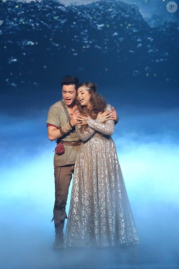 Exclu - Première jour du spectacle musical "Robin des Bois, Ne renoncez jamais" au Palais des Congrès à Paris, le 26 Septembre 2013.