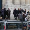 Exclusif - David Martin lors des obsèques du grand ami de Jacques Martin, Paul Ceuzin, en l'église Saint-Roch à Paris, le 19 novembre 2013