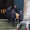 Exclusif – Les obsèques du grand ami de Jacques Martin, Paul Ceuzin, en l'église Saint-Roch à Paris, le 19 novembre 2013