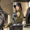 Jessica Alba de retour à Los Angeles en provenance d'Atlanta le 25 novembre 2013
