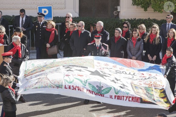 Pauline Ducruet s'est jointe à la princesse Stéphanie de Monaco, au prince Albert II et à des membres de Fight Aids Monaco le 29 novembre 2013 pour une commémoration sur le parvis du Musée océanographique de Monte-Carlo, à deux jours de la journée mondiale contre le sida. Huit courtepointes ont été déployées en hommage aux malades décédés.