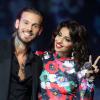 Exclusif - M. Pokora et la chanteuse Tal lors de l'enregistrement de l'émission "La nouvelle génération chante Goldman" au Palais des Sports, qui sera diffusée sur TMC le 4 decembre 2013.