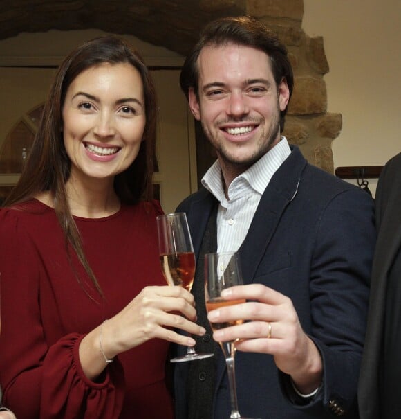 Le prince Felix et la princesse Claire de Luxembourg présentaient pour la première fois les vins de leur domaine provençal, le Château les Crostes, le 27 novembre 2013 au restaurant luxembourgeois La Table des Guilloux.