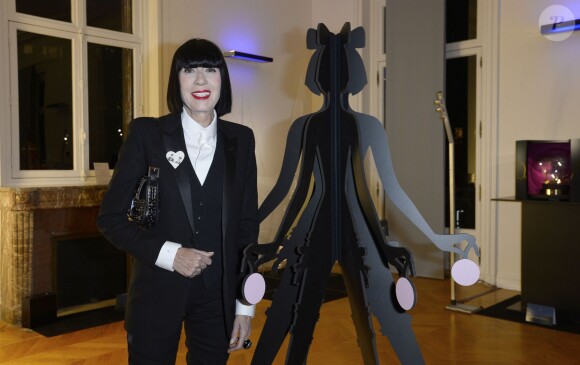 Chantal Thomass lors de la 18e édition de l'opération Sapins de Noël des Créateurs à l'hôtel Salomon de Rothschild à Paris, le 3 décembre 2013.