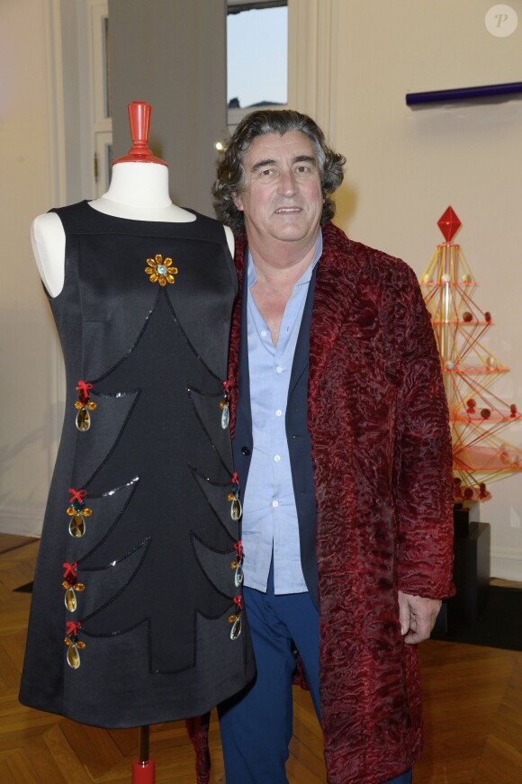Didier Ludot lors de la 18e édition de l'opération Sapins de Noël des Créateurs à l'hôtel Salomon de Rothschild à Paris, le 3 décembre 2013.