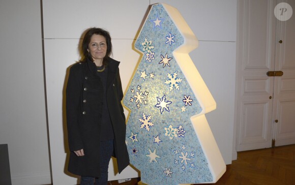 Laurence Torno lors de la 18e édition de l'opération Sapins de Noël des Créateurs à l'hôtel Salomon de Rothschild à Paris, le 3 décembre 2013.