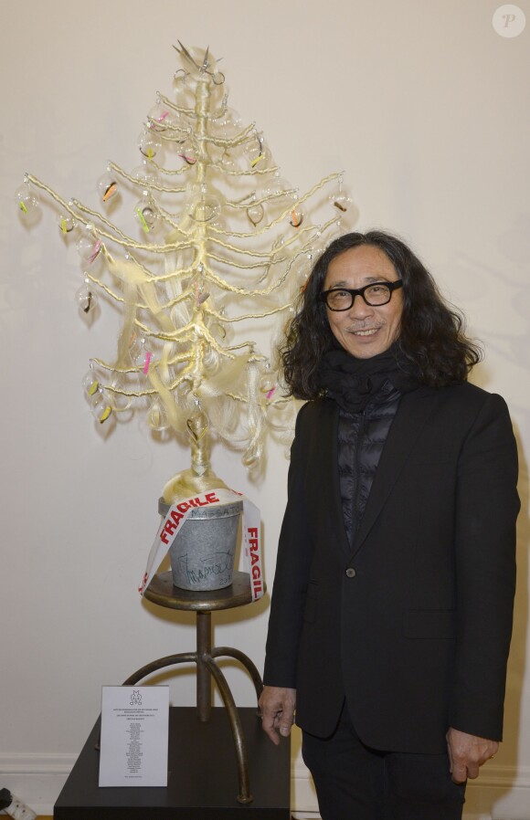 Massato lors de la 18e édition de l'opération Sapins de Noël des Créateurs à l'hôtel Salomon de Rothschild à Paris, le 3 décembre 2013.