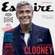 George Clooney en couverture du magazine Esquire - édition janvier 2014