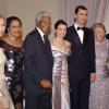 Nelson Mandela et la famille royale d'Espagne en 2004 à Madrid