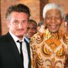 Nelson Mandela et Sean Penn en 2005 à New York