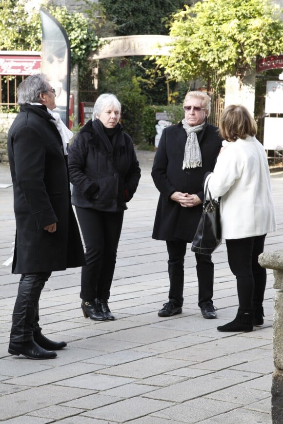 Exclusif - Obsèques de Jacqueline Duforest en la Collégiale Saint-Aubin de Guérande, le 28 Novembre 2013.
