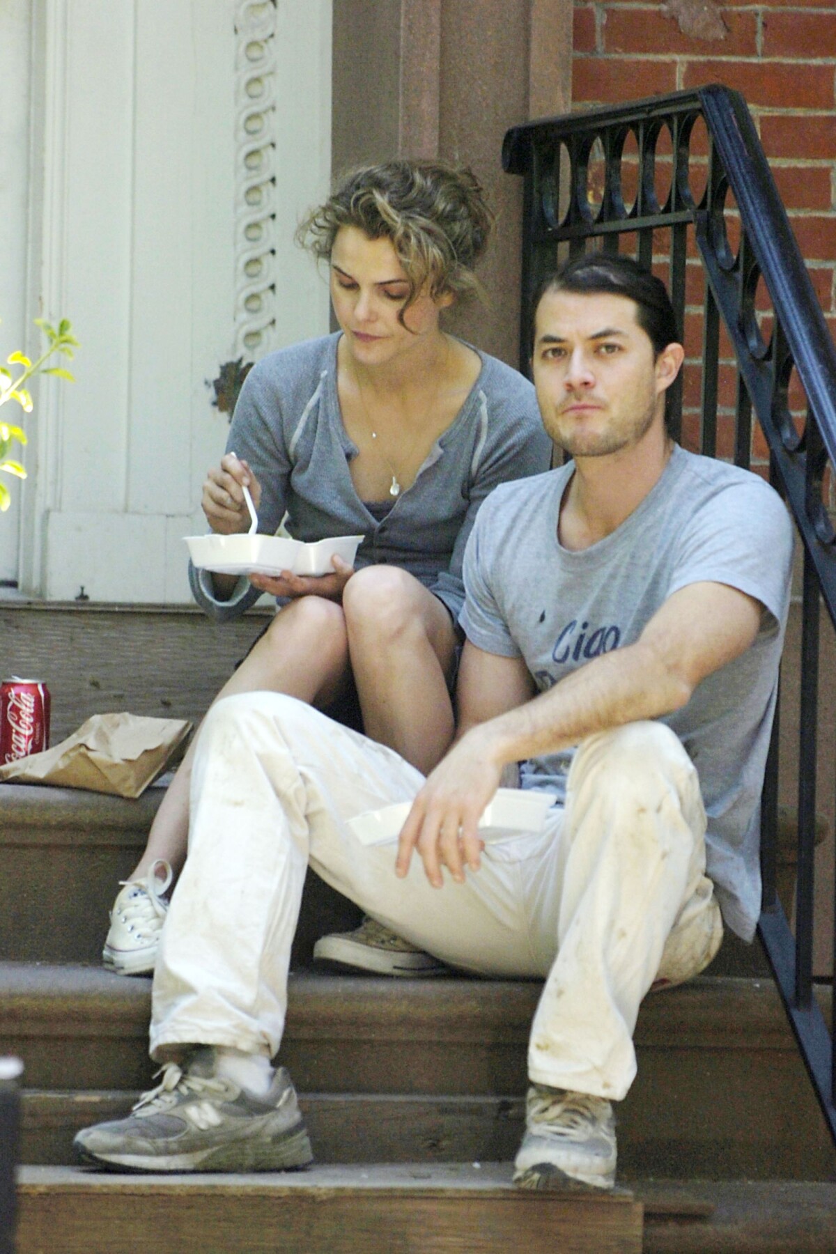 Photo : Keri Russell et Shane Deary à New York en mai 2008. - Purepeople