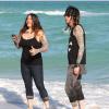 Steven Tyler et ses filles Mia, Liv et Chelsea à Miami, le 8 décembre 2013.