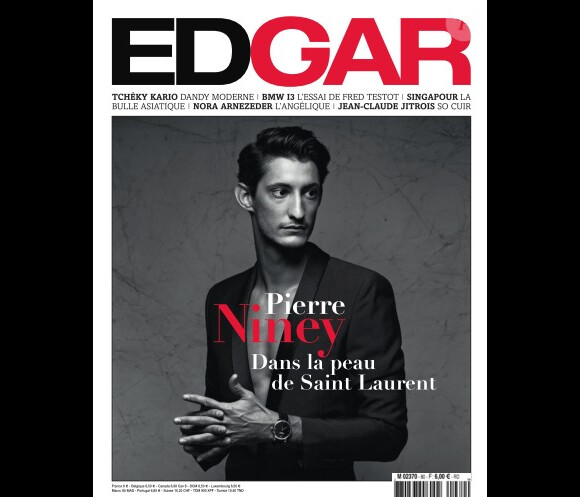 Couverture du magazine Edgar avec Pierre Niney.