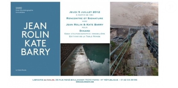 "Dinard – Essai d'autobiographie immobilière", Jean Rolin et Kate Barry, La Table ronde, 65 p. + photos, 20 euros. Mai 2012.
