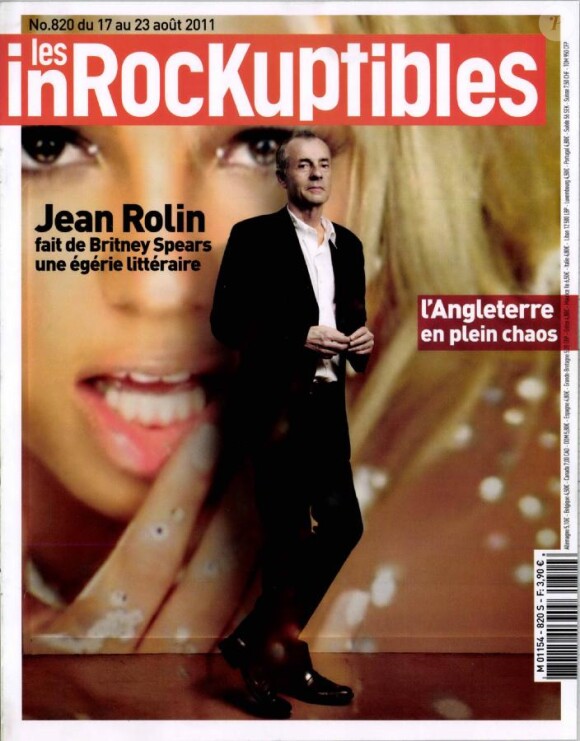 L'écrivain Jean Rolin, ami de Kate Barry, en couverture des Inrockuptibles, août 2011.