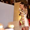 La chanteuse Katy Perry - 15e édition des NRJ Music Awards à Cannes, le 14 décembre 2013.