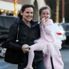 Jennifer Garner récupère sa fille Seraphina après son cours de danse a Pacific Palisades, le 13 decembre 2013.