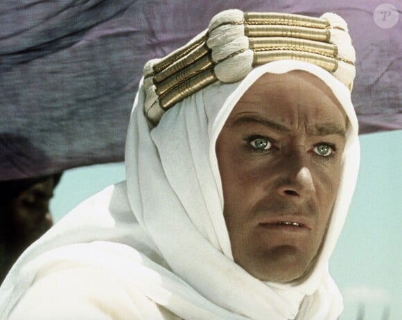 Peter O'Toole dans Lawrence d'Arabie (1962).