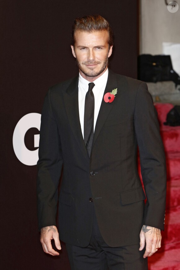 David Beckham lors du Gala "GQ Men of the Year Awards" àBerlin, le 7 novembre 2013