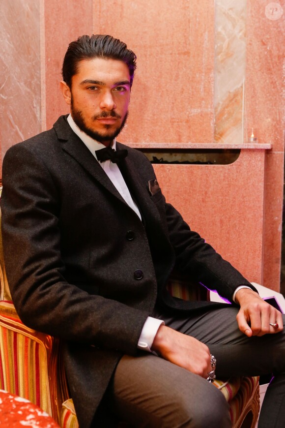 Julien Guirado (Secret Story 7) lors de la soirée des Best Awards de Massimo aux Salons Hoche à Paris, le 16 decembre 2013