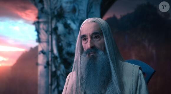Christopher Lee dans "Le Hobbit : Un voyage inattendu" (2012)