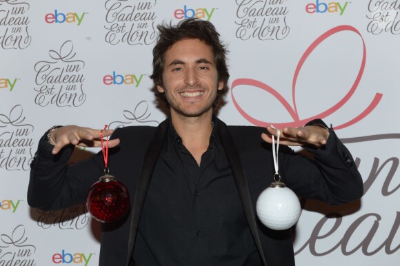 Mickael Miro au gala de charité Ebay "Un cadeau est un don", au Pre Catelan, à Paris. Le 25 novembre 2013.