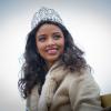 Miss France 2014, Flora Coquerel a fait un retour triomphal à Morancez, son village, le 18 décembre 2013.