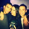 Alizée, Grégoire Lyonnet et Brahim Zaibat à l'issue de Danse avec les stars à Bercy, le jeudi 19 décembre 2013 à Paris.
