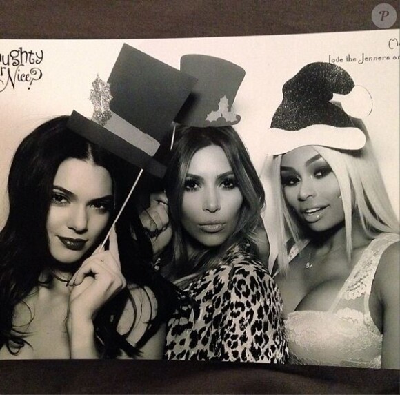 Kendall Jenner, Kim Kardashian et son amie Blac Chyna ont pris part à un réveillon de Noël unique.