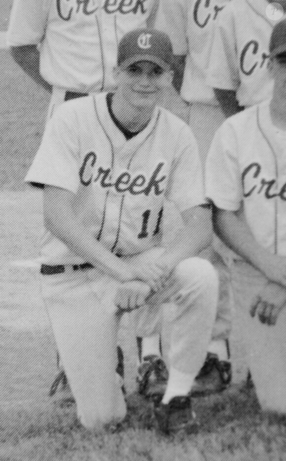 Ashton Kutcher sportif en 1996 à la Clear Creek-Amana High School, Tiffin, Iowa.