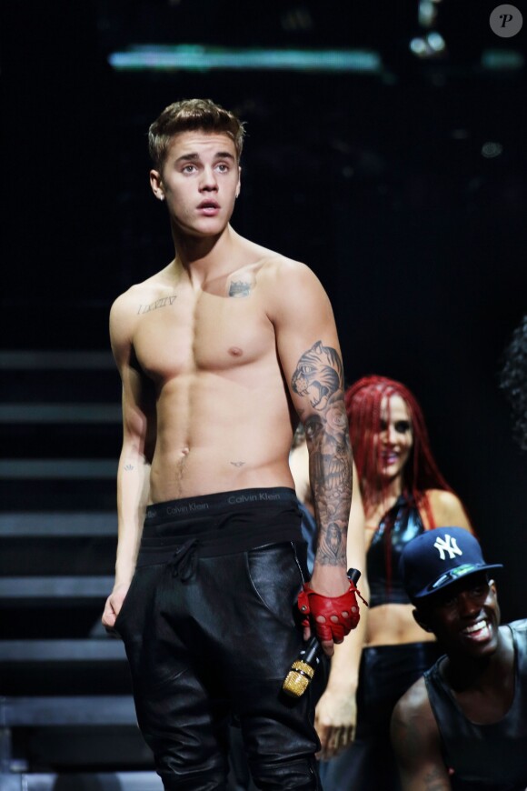 Justin Bieber, en concert à Pékin, en Chine, le 29 septembre 2013.