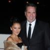 David Seaman et Frankie Poultney lors des Sun Military Awards au Musée National de la Marine à Londres, le 11 décembre 2013. Le couple, formé grâce à Dancing on Ice, s'est marié le même mois.