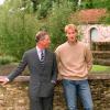 Le prince William et le prince Charles à Highgrove en 2000