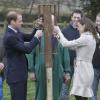 Le prince William et Kate Middleton au Greenmount Agriculture College, en Irlande du Nord, le 8 mars 2011
