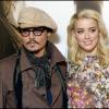 Johnny Depp et Amber Heard au photocall du film "Rhum Express" à Paris  le 8 novembre 2011