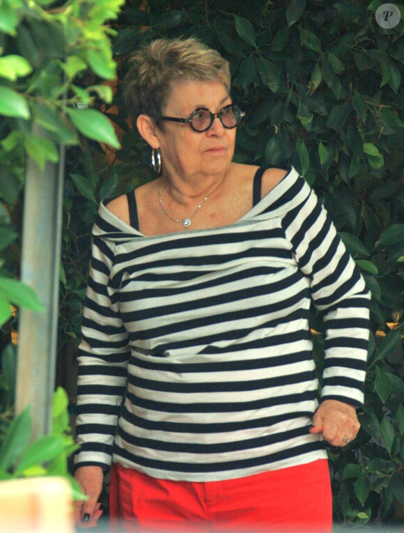 Exclusif : la mère de Johnny Depp, Betty Sue Palmer, à Los Angeles le 30 août 2012