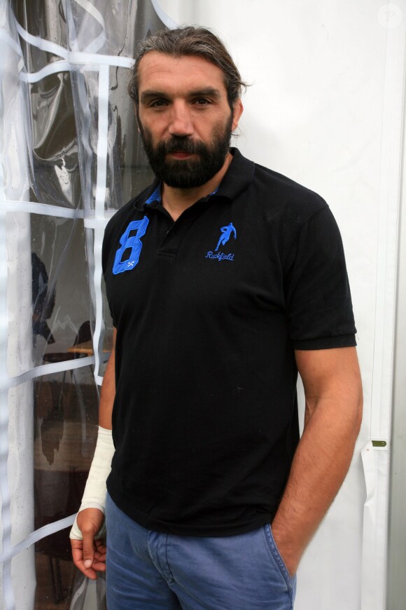 Sébastien Chabal à Courchevel, le 23 juillet 2011