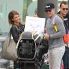 Exclusif - Jessica Alba et son mari Cash Warren à l'aéroport de Cabo San Lucas. Le 4 janvier 2014.