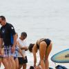 Exclusif - AnnaLynne McCord en vacances sur la plage de Manly à Sydney en Australie le 2 janvier 2014.