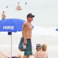 Exclusif - AnnaLynne McCord en vacances sur la plage de Manly à Sydney en Australie le 2 janvier 2014.