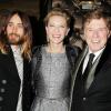 Jared Leto, Cate Blanchett et Robert Redford lors des New York Film Critics Circle Awards 2014 à New York le 6 janvier 2014.