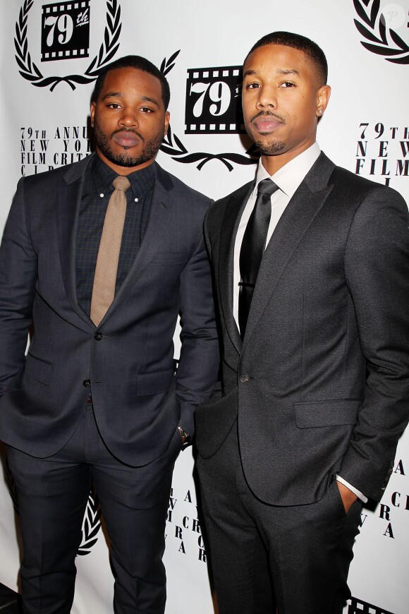 Ryan Coogler et Michael B. Jordan lors des New York Film Critics Circle Awards 2014 à New York le 6 janvier 2014.